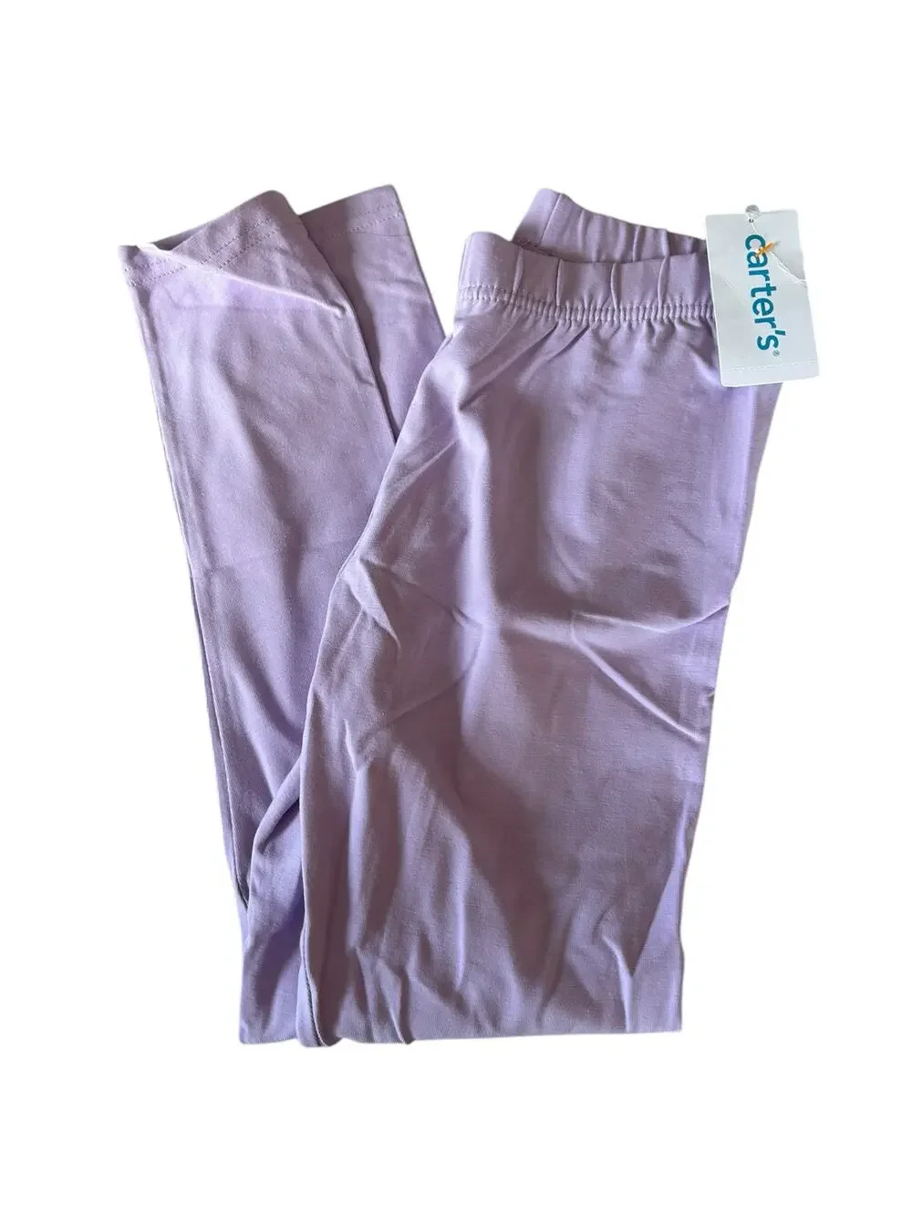 NEW Carters Purple leggings size 8